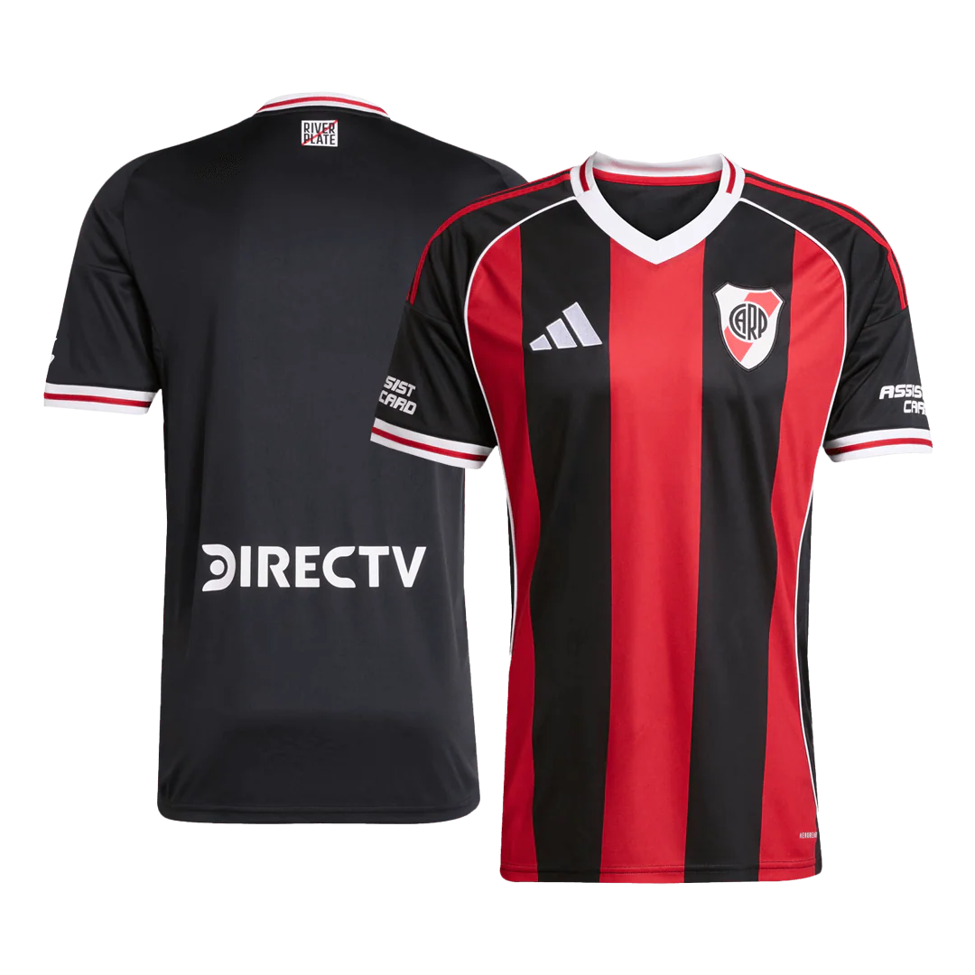 River Plate Away Soccer Jersey 25/26 Red&Black - Imagen 3