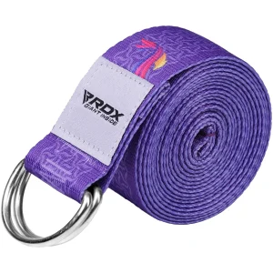 RDX F2 Correa De Yoga De Algodón Antideslizante Con Hebilla De Anillas D Inoxidables