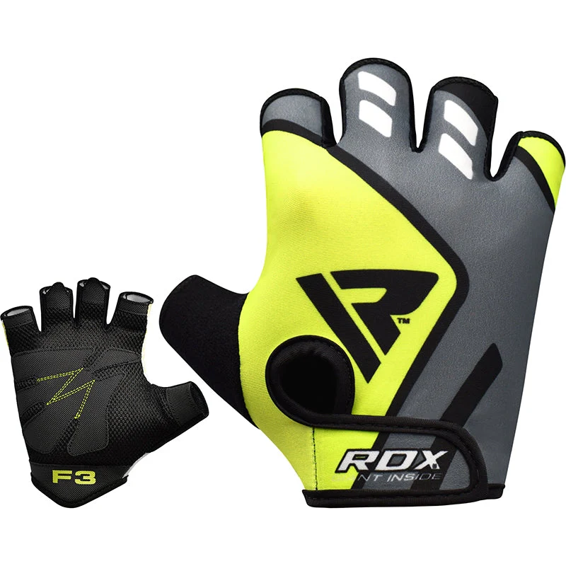 RDX F3 Guantes de Levantamiento sin Dedos - Imagen 2