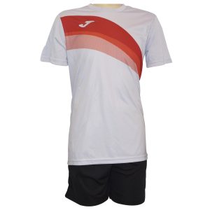 Conjunto deportivo JOMA – Set Panama Ii Jr T-Shirt+Shorts Light Grey-Black Summer