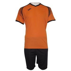 Conjunto deportivo JOMA – Set Panama Iii Jr T-Shirt+Shorts Orange/Black