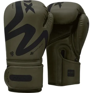 Guantes de boxeo RDX F15 Nero Matte Green