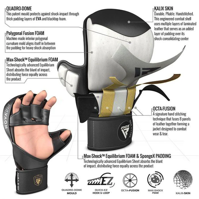 RDX T17 Aura Guantes de MMA Sparring - Imagen 5